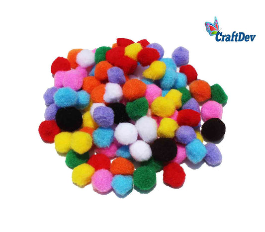 Gift To Love | Pompom Plain | Size : 3 Cm Big | Pcs : 500 Pcs | Code : P3