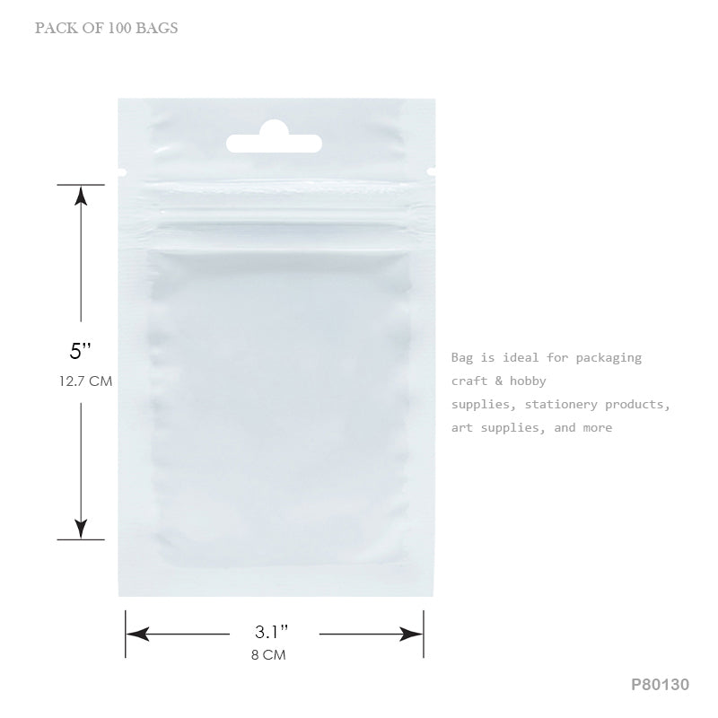 Bag 80 Mm X 130 Mm 100 Pcs-Gift To Love-Art & Craft