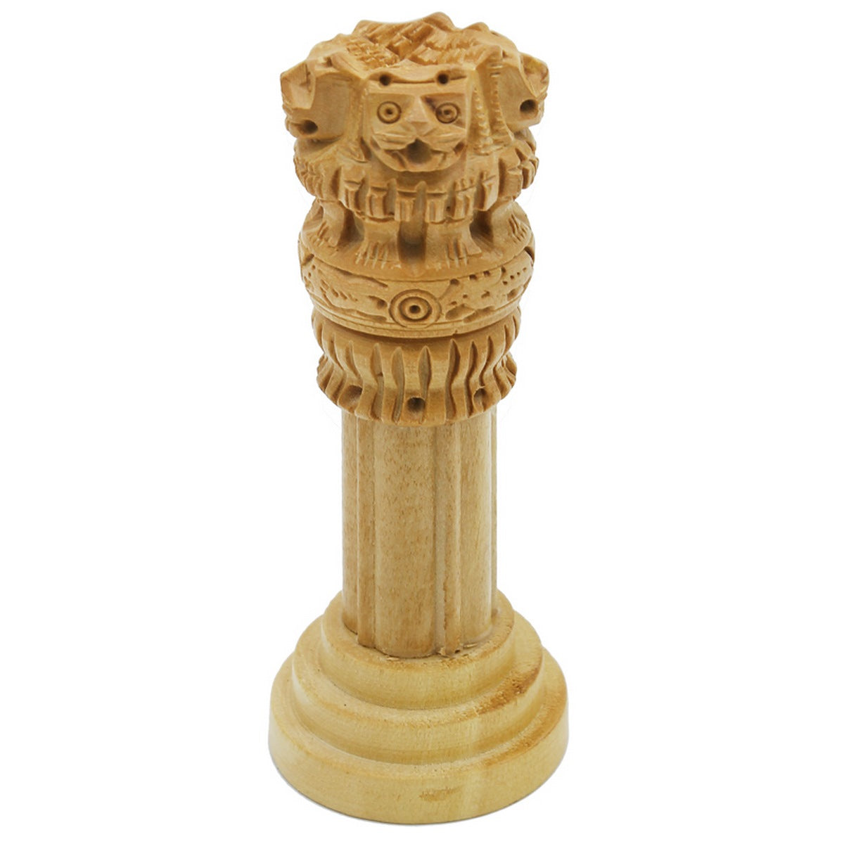 Gift To Love | Pillar Ashoka Chakra | Size : 4 Inch | Code : PA4000