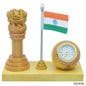 Gift To Love | Pillar Ashoka Chakra With Watch And Flag | Code : PACW00