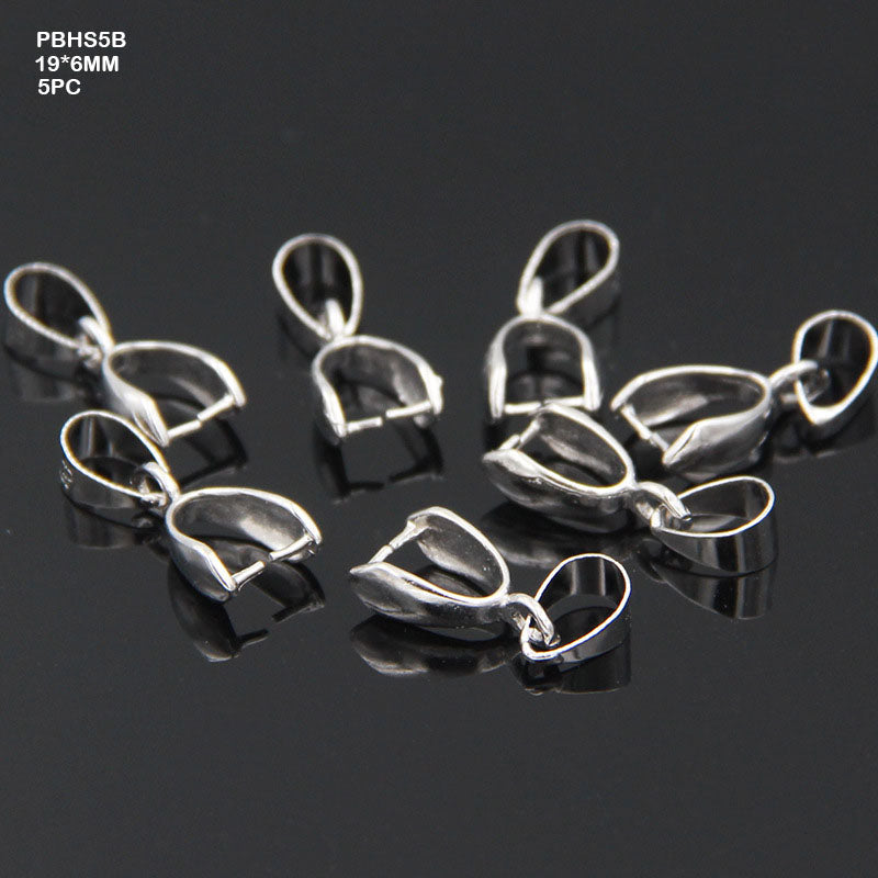 Gift To Love | Pendant Buckle Head Big | Color : Silver | Size : 19 Mm X 6 Mm | Pcs : 5 Pcs | Code : PBHS5B