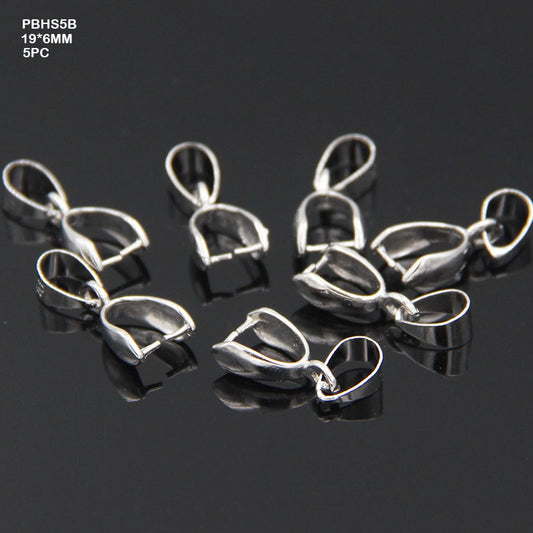 Gift To Love | Pendant Buckle Head Big | Color : Silver | Size : 19 Mm X 6 Mm | Pcs : 5 Pcs | Code : PBHS5B