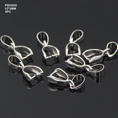 Gift To Love | Pendant Buckle Head Small | Color : Silver | Size : 15 Mm X 5 Mm | Pcs : 5 Pcs | Code : PBHS5S