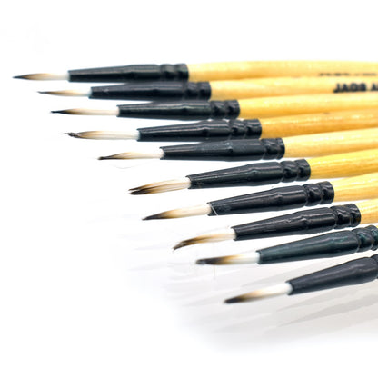 Gift To Love | Painting Brush Round Synthetic Hair | Size : No 1 | Code : PBRS01