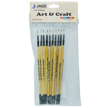 Gift To Love | Painting Brush Round Synthetic Hair | Size : No 1 | Code : PBRS01