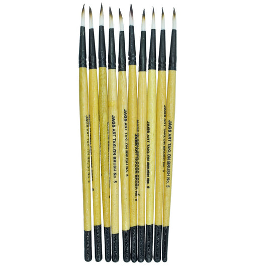 Gift To Love | Painting Brush Round Synthetic Hair | Size : No 5 | Code : PBRS05