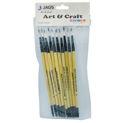 Gift To Love | Painting Brush Round Synthetic Hair | Size : No 5 | Code : PBRS05
