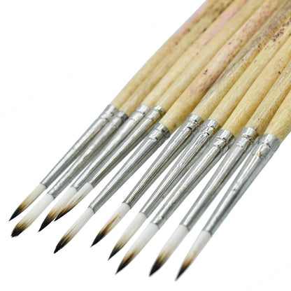 Gift To Love | Painting Brush Round Synthetic Hair | Size : No 6 | Code : PBRS06