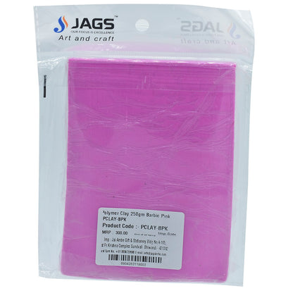 Gift To Love | Polymer Clay | Color : Barbie Pink | Size : 250 Gm | Code : PCLAY-BPK