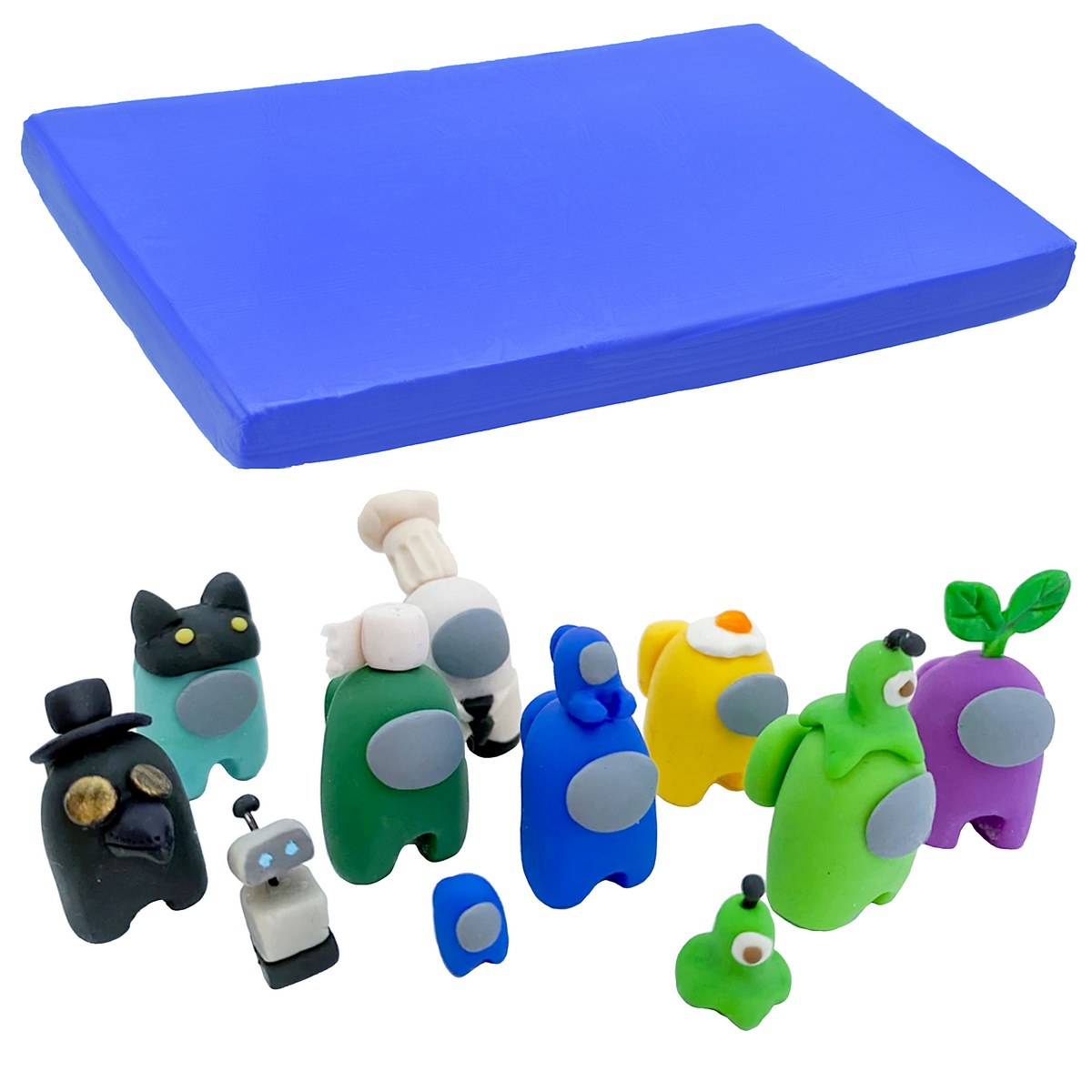 Gift To Love | Polymer Clay | Color : Dark Blue | Size : 250 Gm | Code : PCLAY-DBL