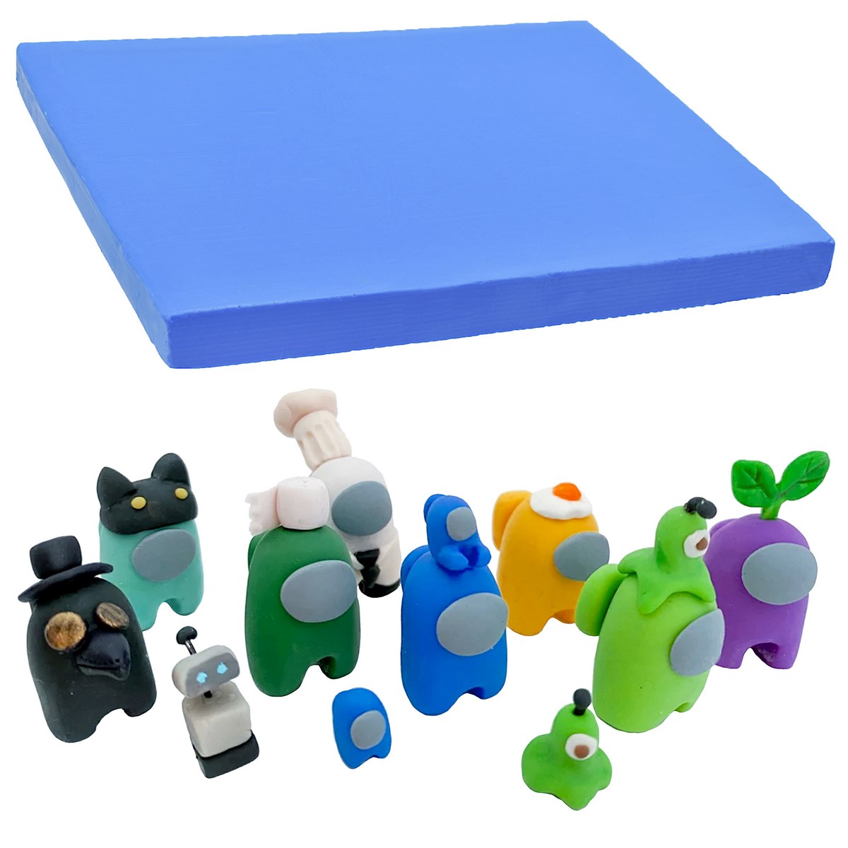 Gift To Love | Polymer Clay | Color : Light Blue | Size : 250 Gm | Code : PCLAY-LBL