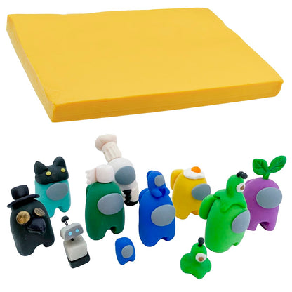 Gift To Love | Polymer Clay | Color : Mango Yellow | Size : 250 Gm | Code : PCLAY-MYW