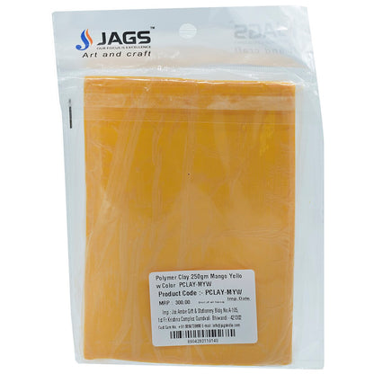 Gift To Love | Polymer Clay | Color : Mango Yellow | Size : 250 Gm | Code : PCLAY-MYW