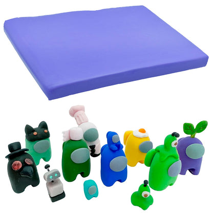 Gift To Love | Polymer Clay | Color : Purple | Size : 250 Gm | Code : PCLAY-PE