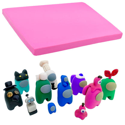 Gift To Love | Polymer Clay | Color : Pink | Size : 250 Gm | Code : PCLAY-PK