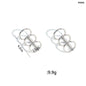 Gift To Love | 3 Hole Book Ring | Color : Silver | Pcs : 2 Pcs | Code : PJ30S