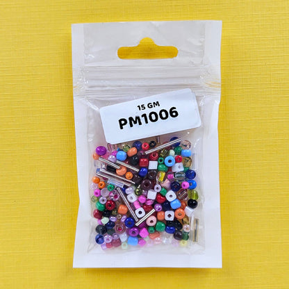 Gift To Love | Pipe Moti Beads | Pcs : 15 Gm | Code : PM1006