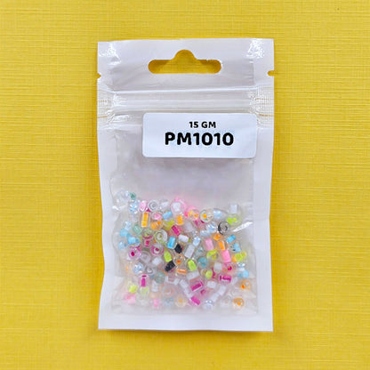Gift To Love | Pipe Moti Beads | Pcs : 15 Gm | Code : PM1010