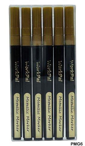 Paint Marker Gold 6Pcs (Pmg6)