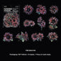 Gift To Love | Papermore Flower Sticker | Pcs : 10 Pcs | Code : PMTZB40169