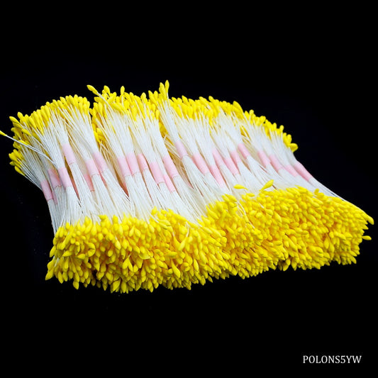 Gift To Love | Craft Artificial Polons | Color : Yellow | Size : 8 Cm | Code : POLONS5YW