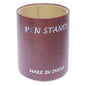 Gift To Love | Leather Pen Stand Round Cherry | Code : PSLR01