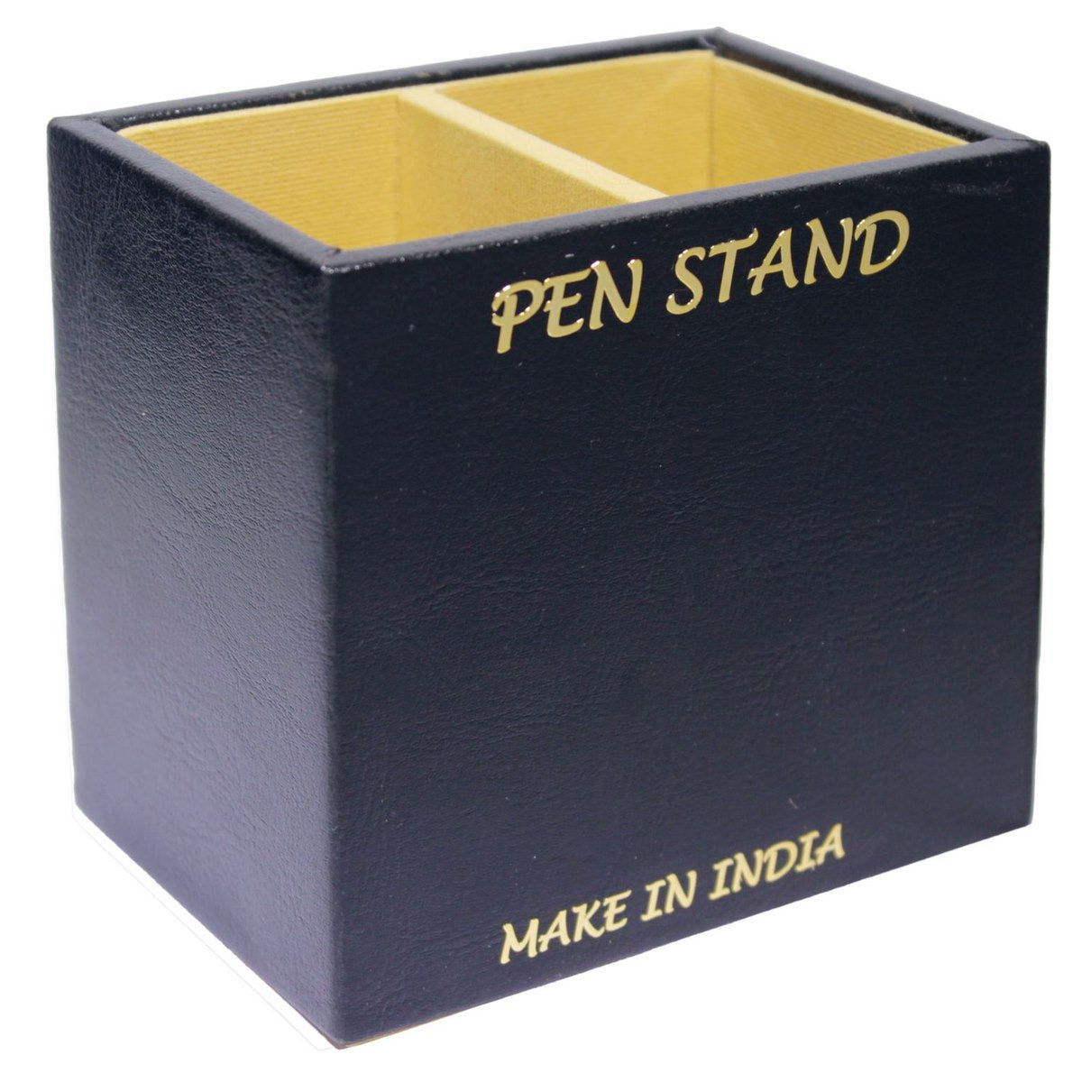 Gift To Love | Leather Pen Stand Square | Color : Black | Size : 2X1 | Code : PSLS01