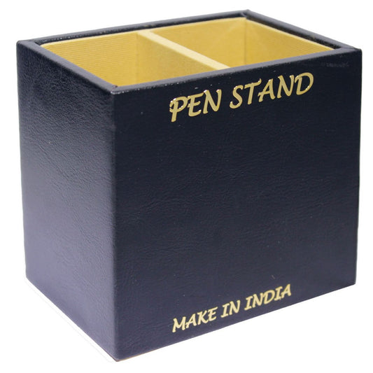 Gift To Love | Leather Pen Stand Square | Color : Black | Size : 2X1 | Code : PSLS01