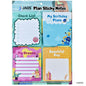 Gift To Love | Plan Sticky Notes Pad | Size : 4 X 5 | Code : PSNP00
