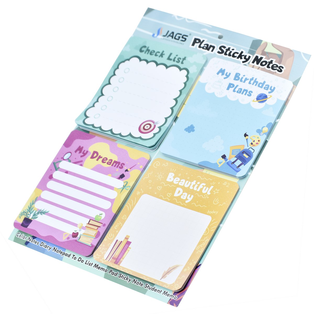 Gift To Love | Plan Sticky Notes Pad | Size : 4 X 5 | Code : PSNP00
