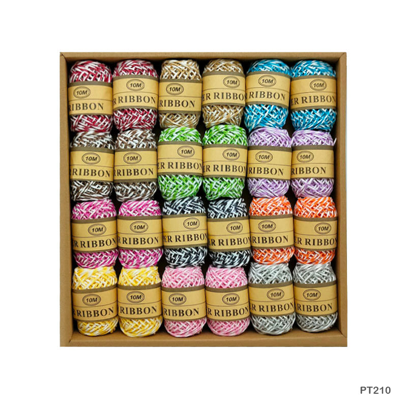 Gift To Love | Paper Thread 2 Tone | Size : 10 Mtr | Pcs : 24 Pcs Box | Code : PT210
