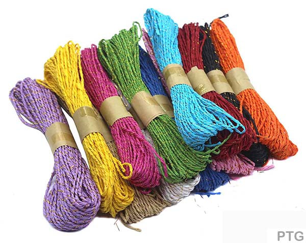 Gift To Love | Paper Thread Glitter | Pcs : 12 Color | Code : PTG