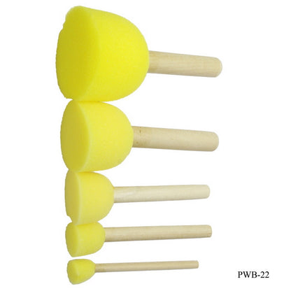 Gift To Love | Sponge Brush Set | Pcs : 5 Pcs | Code : PWB-22