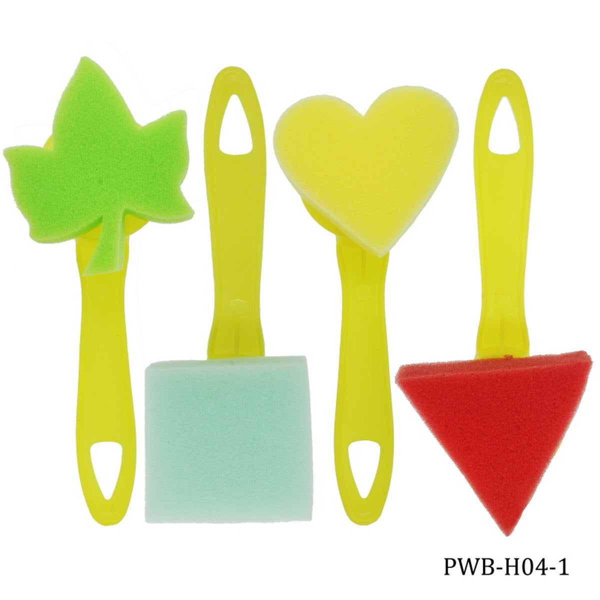 Gift To Love | Sponge Brush Set | Pcs : 4 Pcs | Code : PWB-H04-1