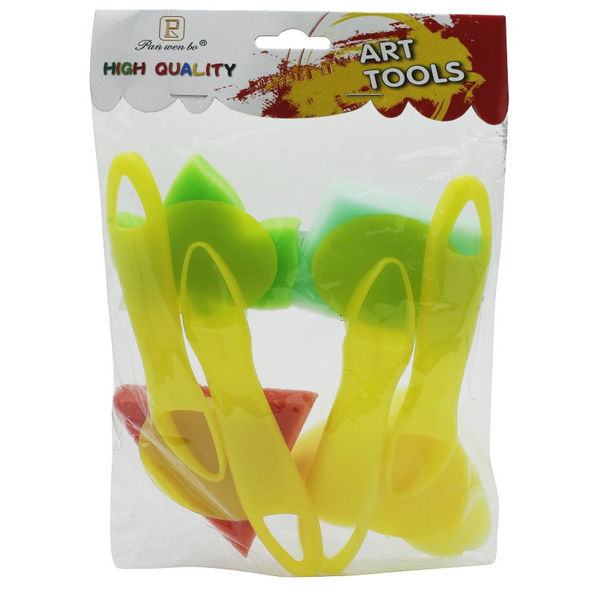Gift To Love | Sponge Brush Set | Pcs : 4 Pcs | Code : PWB-H04-1