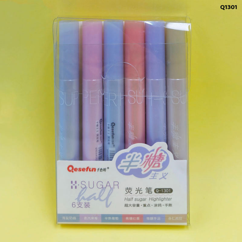 Half Sugar Highlighter 6 Pcs