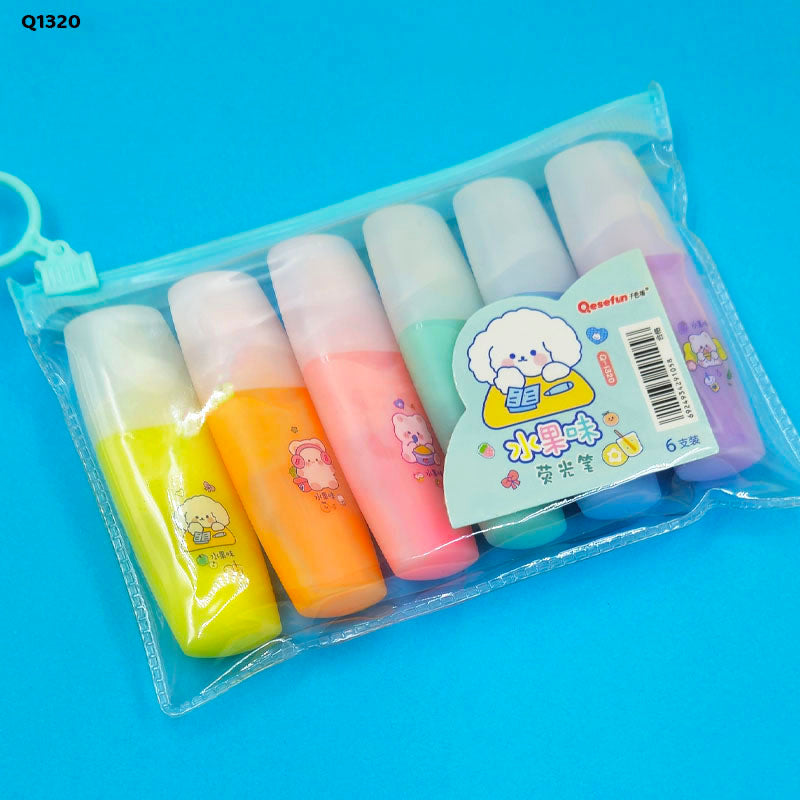 Cute Highlighter 6 Pcs