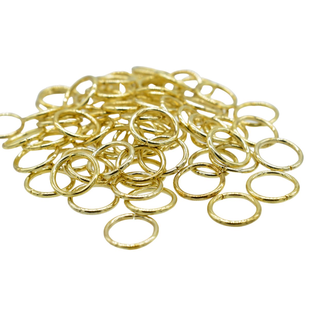 Gift To Love | Jewellery Jump Ring Gold | Size : 1.2 X 10 Mm Big | Code : QJRGG01