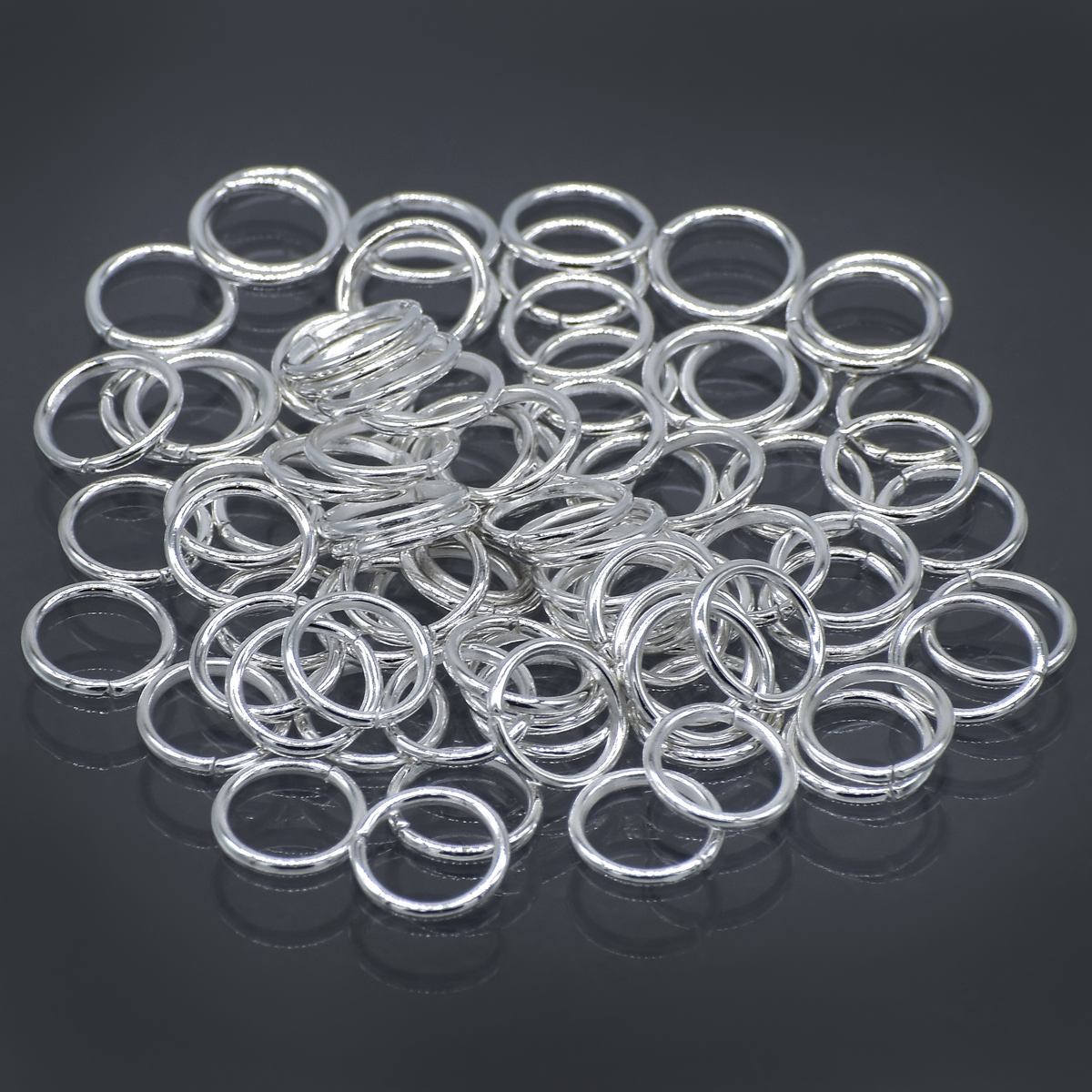 Gift To Love | Jewellery Jump Ring Silver | Size : 1.2 X 10 Mm Big | Code : QJRSS01