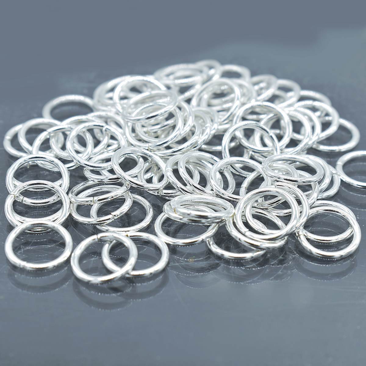 Gift To Love | Jewellery Jump Ring Silver | Size : 1.2 X 10 Mm Big | Code : QJRSS01