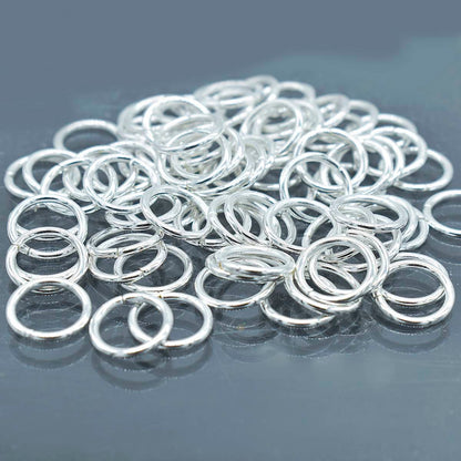 Gift To Love | Jewellery Jump Ring Silver | Size : 1.2 X 10 Mm Big | Code : QJRSS01