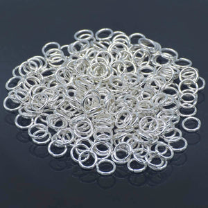 Gift To Love | Jewellery Jump Ring Silver | Size : 0.9 X 6 Mm Small | Code : QJRSS03