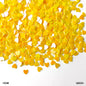Gift To Love | Heart Sequins | Color : Yellow | Size : 3 Mm | Pcs : 10 Gm | Code : QS02H