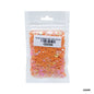Gift To Love | Heart Sequins | Color : Orange | Size : 6 Mm | Pcs : 10 Gm | Code : QS09K