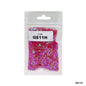 Gift To Love | Butterfly Sequins | Color : Red | Size : 3 Mm | Pcs : 10 Gm | Code : QS11H