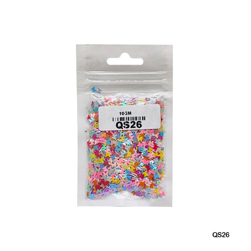 Qs26 Butterfly 3Mm Multi 10Gm Sequins
