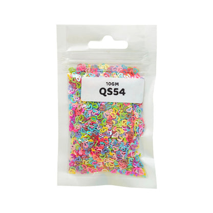 Gift To Love | Heart Sequins | Size : 4 Mm | Pcs : 10 Gm | Code : QS54