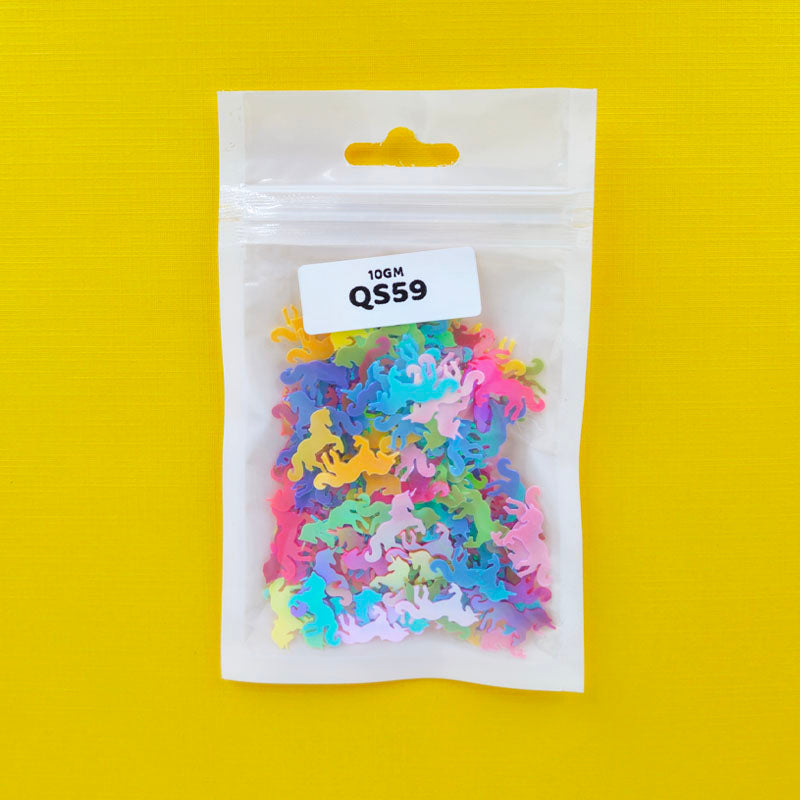 Gift To Love | Sequins Multi Butterfly | Size : 6 Mm | Pcs : 10 Gm | Code : QS59