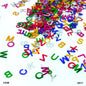 Gift To Love | Multi Capital Alphabet Sequins | Size : 8 Mm | Pcs : 10 Gm | Code : QS71