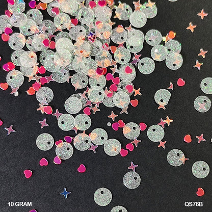 Gift To Love | Sequins | Pcs : 10 Gm | Code : QS76B